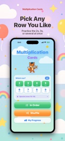 Multiplication Cards: Fox screenshot