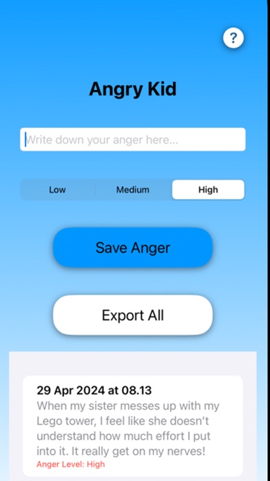 Screenshot 1 of Angry Kid App