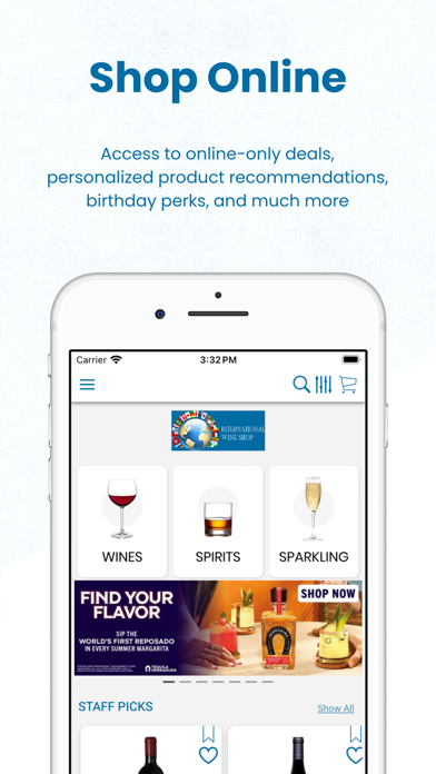 International Wine Shop Screenshot