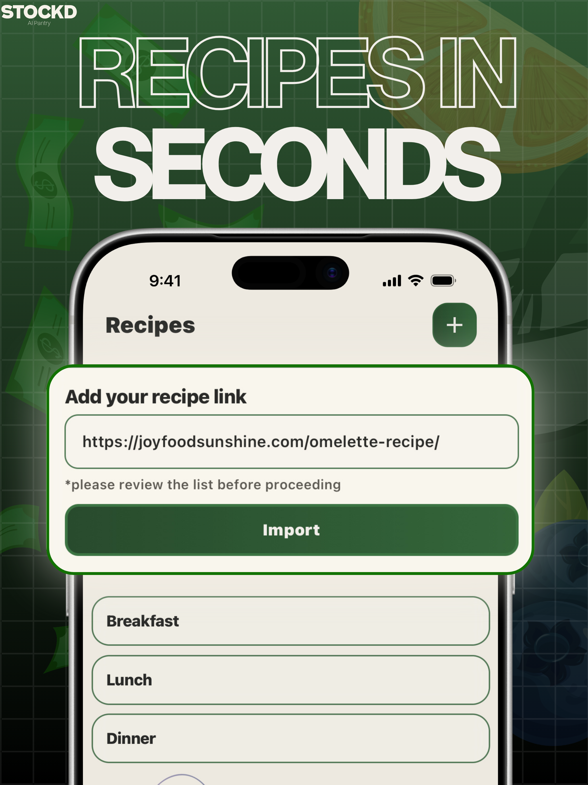 STOCKD - Smart Pantry