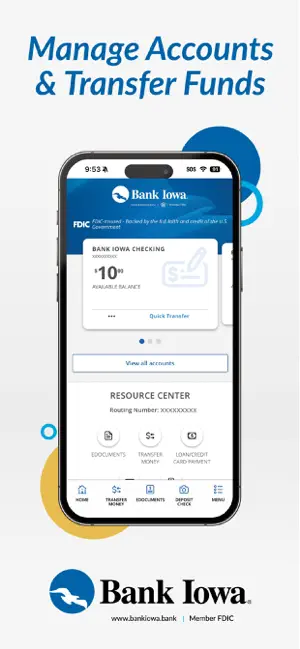 Bank Iowa Mobile Banking screenshot 3