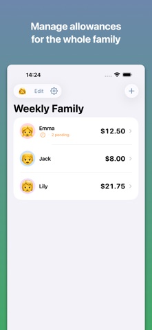 KidTab: Allowance Tracking screenshot