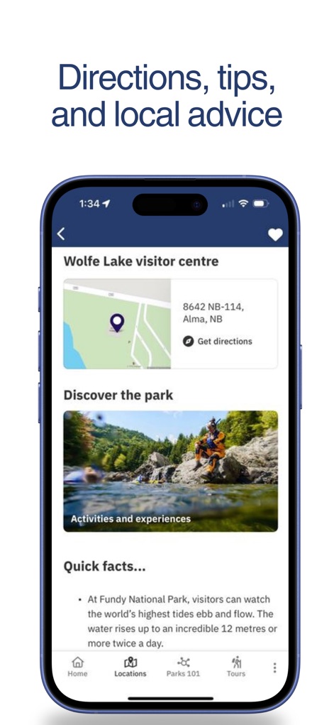 Parks Canada App - parks-canada-app-directions-tips
