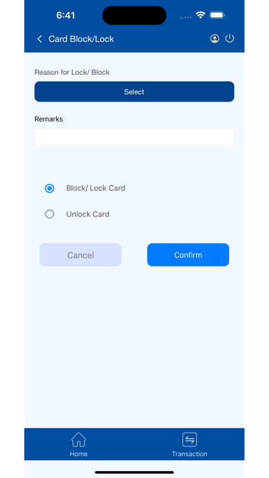 Indian Bank Credit Card Screenshot
