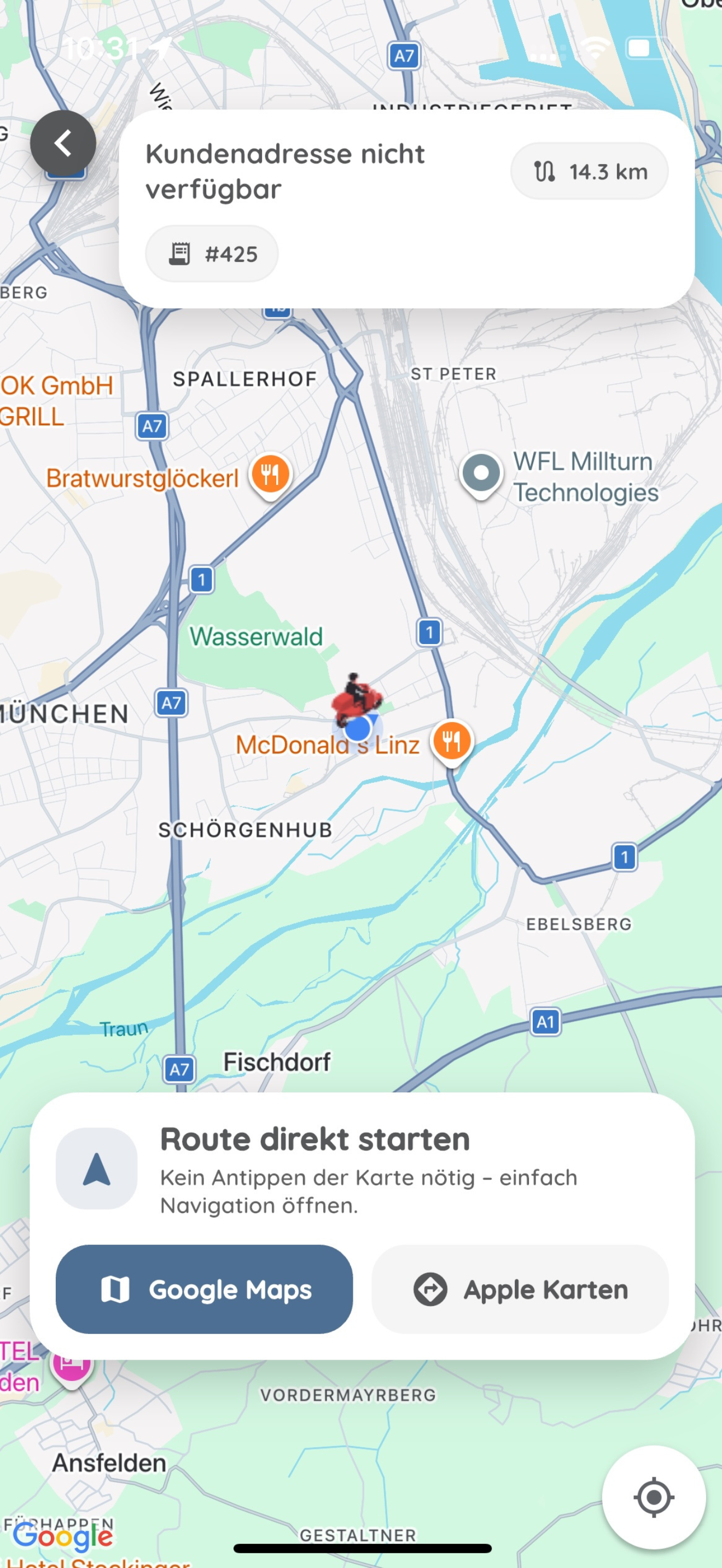 deinrestaurant Fahrer screenshot 3