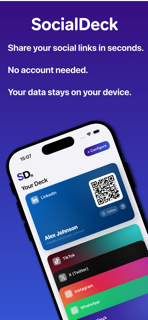 SocialDeck: QR Profile Sharing screenshot 2