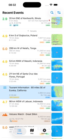 NewQuake: Earthquake Tracker screenshot