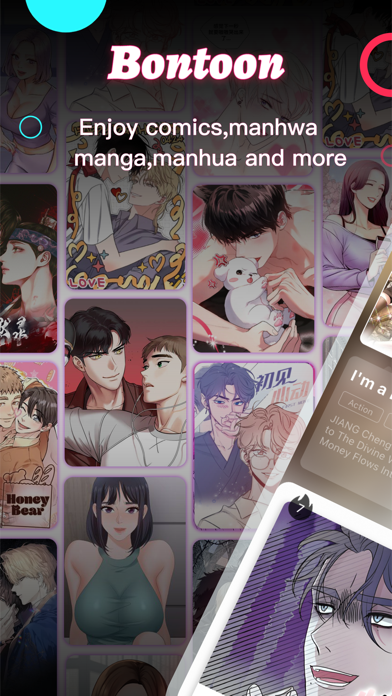 Bontoon - Manga & Comics iPhone screenshot 1 - Book app