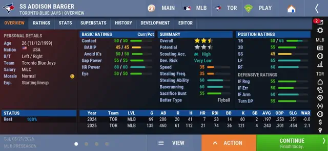 OOTP Baseball 27 Go! screenshot 9
