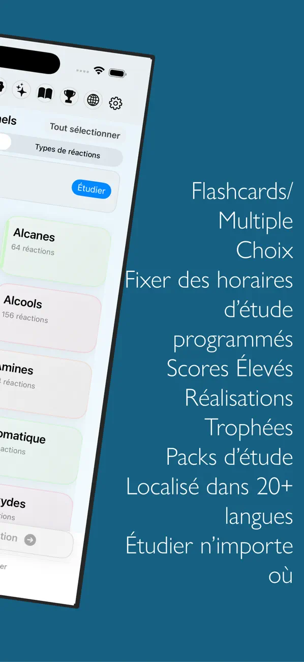 Screenshot #2 pour Aide en chimie organique