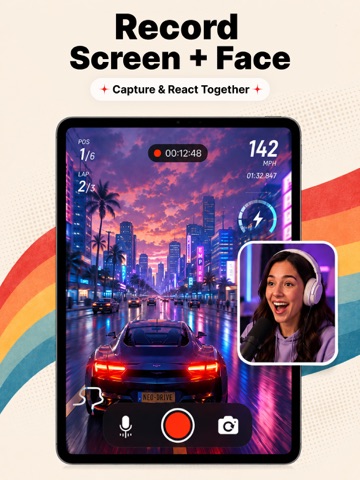 Screen Recorder ‧ Video Editor iPad screenshot