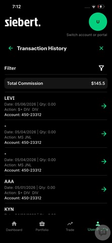 Siebert Investor Mobile screenshot