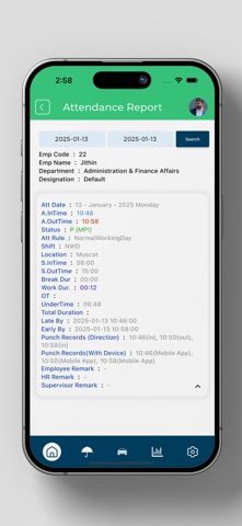 Timetaag Employee Attendance screenshot