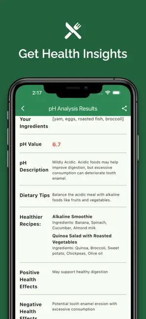 Food Doctor - Diet pH Checker screenshot 3