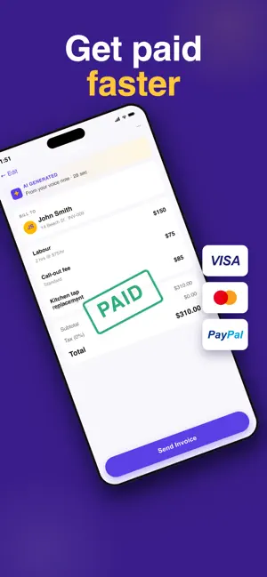 Easy Invoice Maker: BillzApp screenshot 2