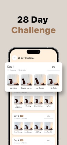 Wall Pilates Workout - Pilato iPhone screenshot