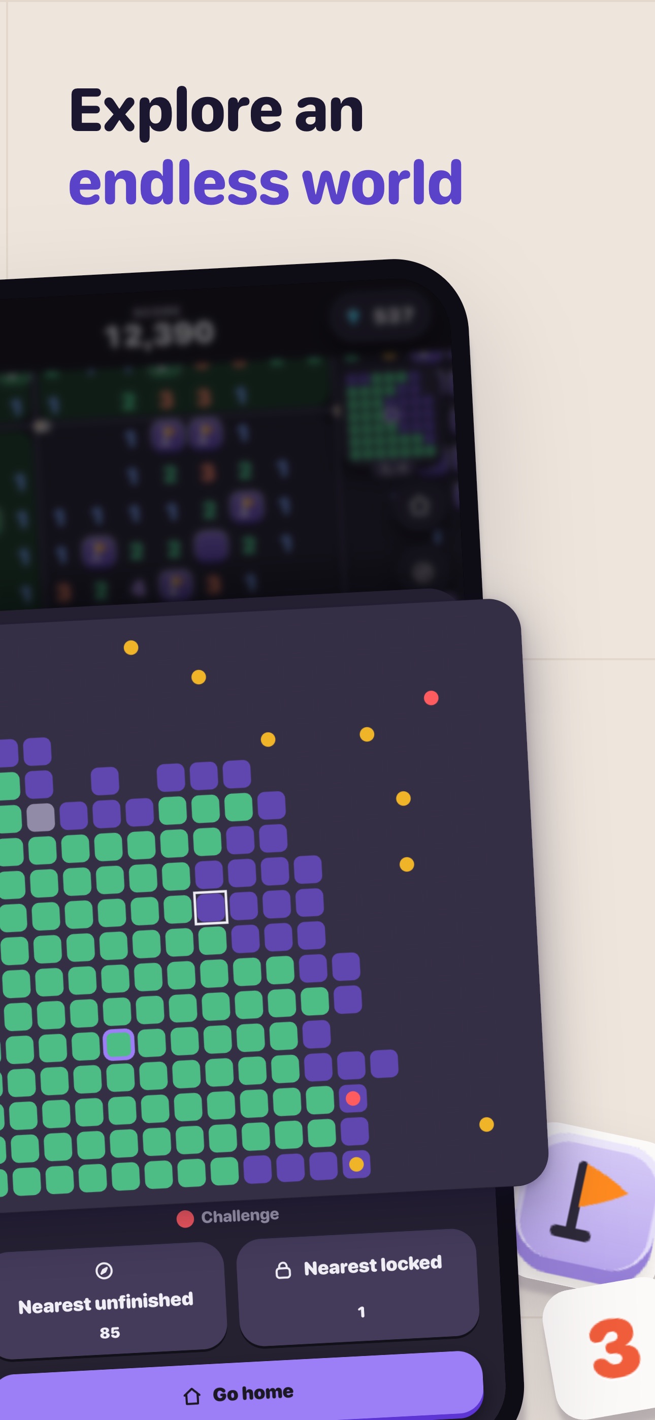Screenshot 3 of Endless MineSweeper: Classic
