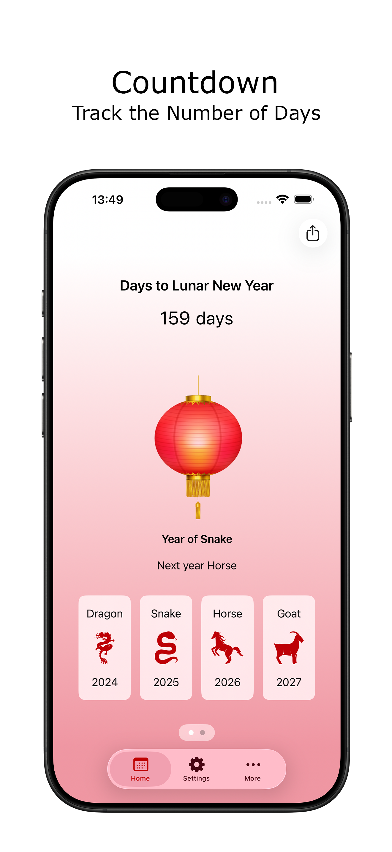 My Lunar New Year - Countdown screenshot 3