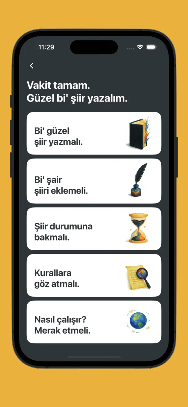 Screenshot #2 pour Laf. - Bi' güzel şiir yazmalı.