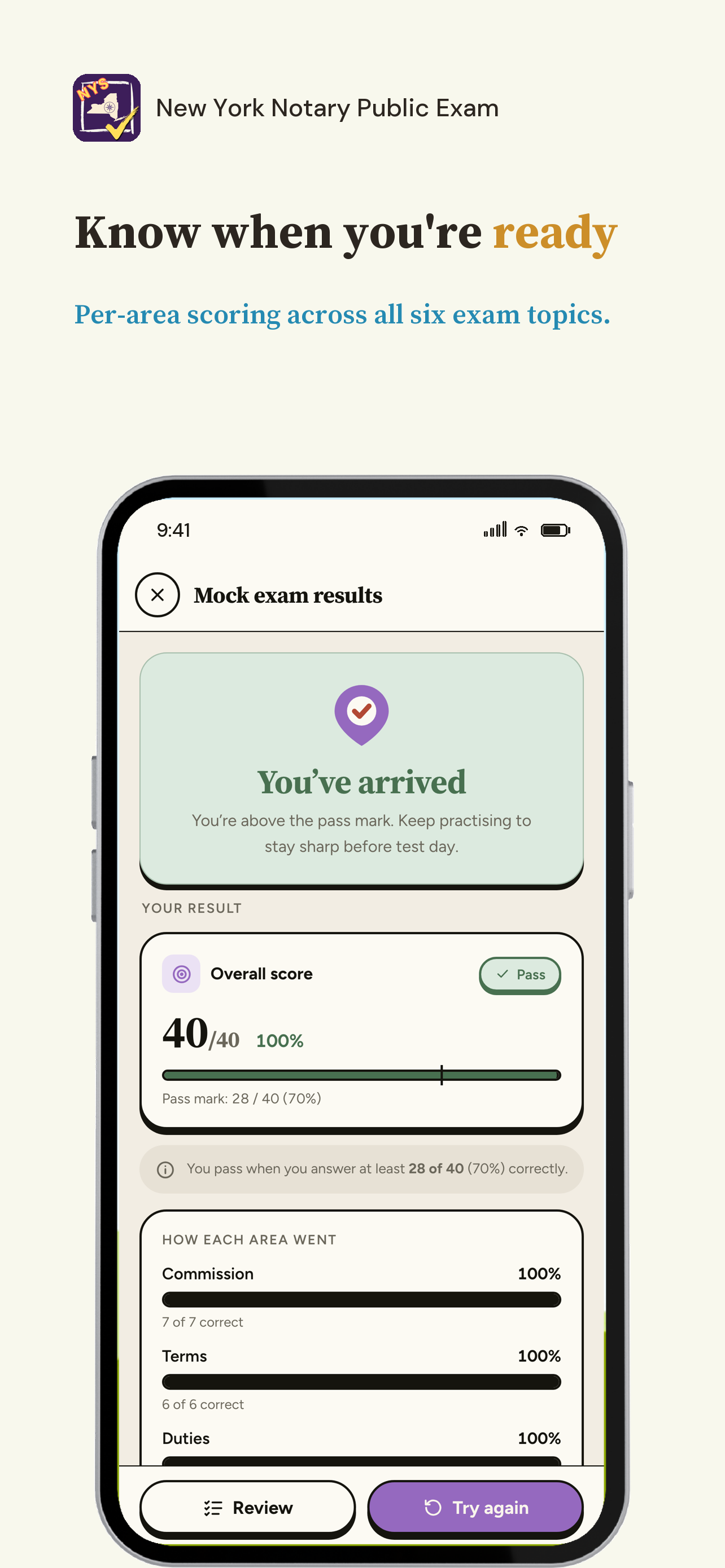 New York Notary Public Exam screenshot 4