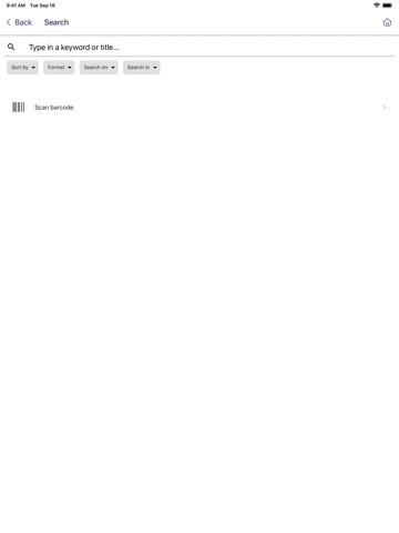 MyKPL iPad screenshot