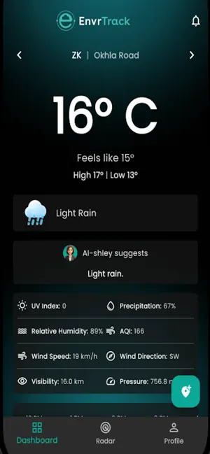 Envrtrack Lite screenshot 1