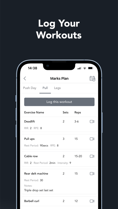 CK Strength app screenshot 2