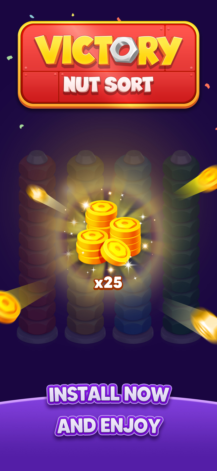 Nut Sort: Color Match Game screenshot 6