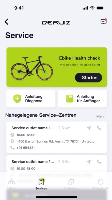 Deruiz Ebike Screenshot