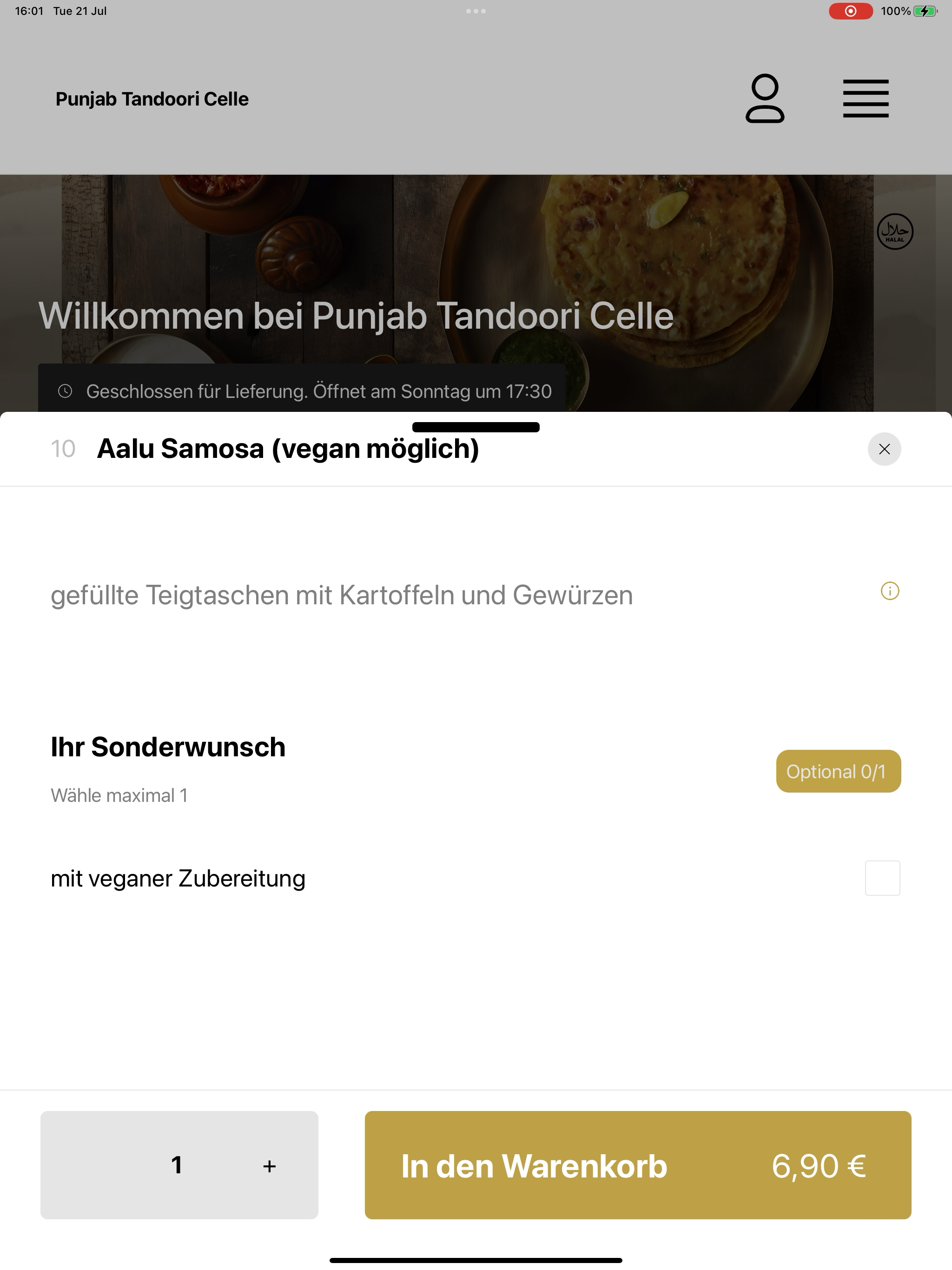 Punjab Tandoori Celle screenshot 16