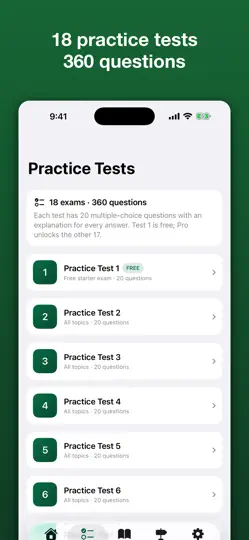 Capture d'écran de Permit Prep: DMV Test Prep sur iPhone 4