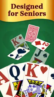 solitaire for seniors game iphone screenshot 1