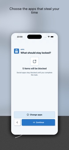 Procrastination Lock iPhone screenshot