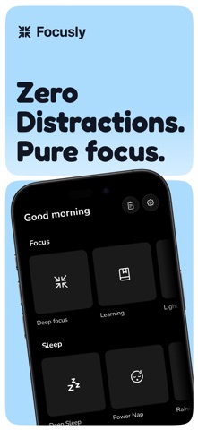 Focusly: Study timer & sounds Screenshot 1 of 6