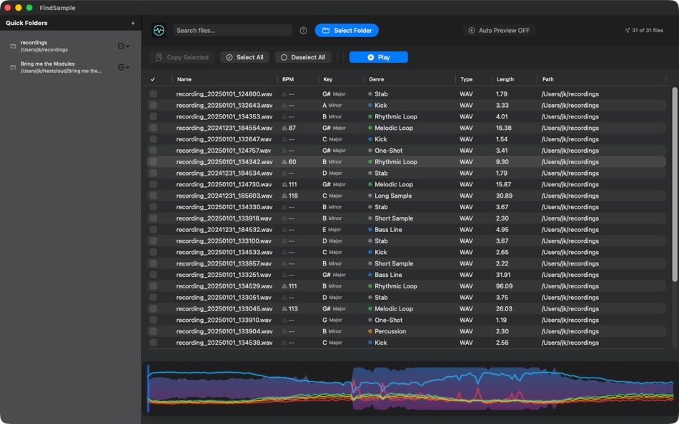 #4. FindSample (macOS) Ved: Original Minds AB