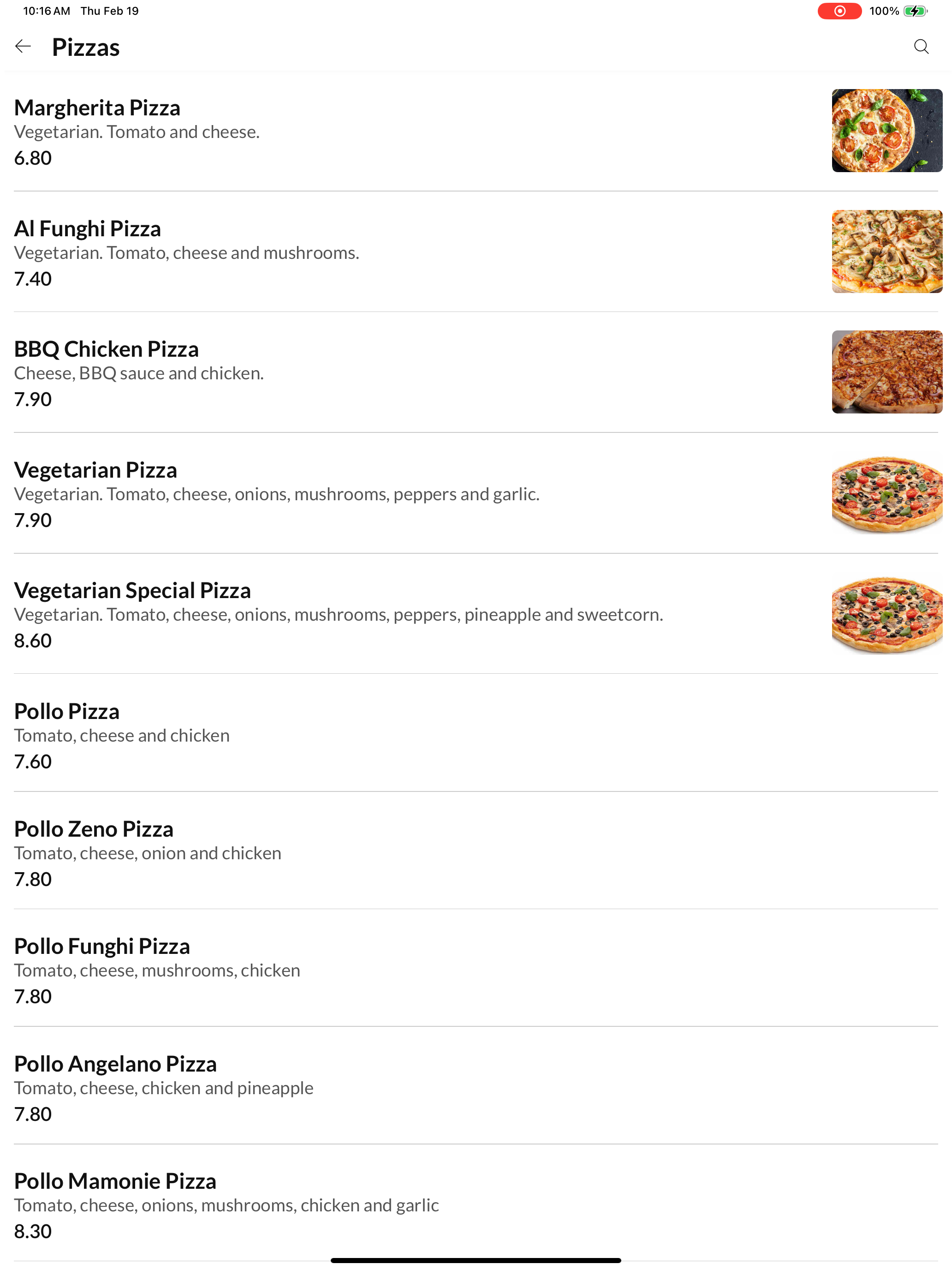 Mamas Pizzeria screenshot 8