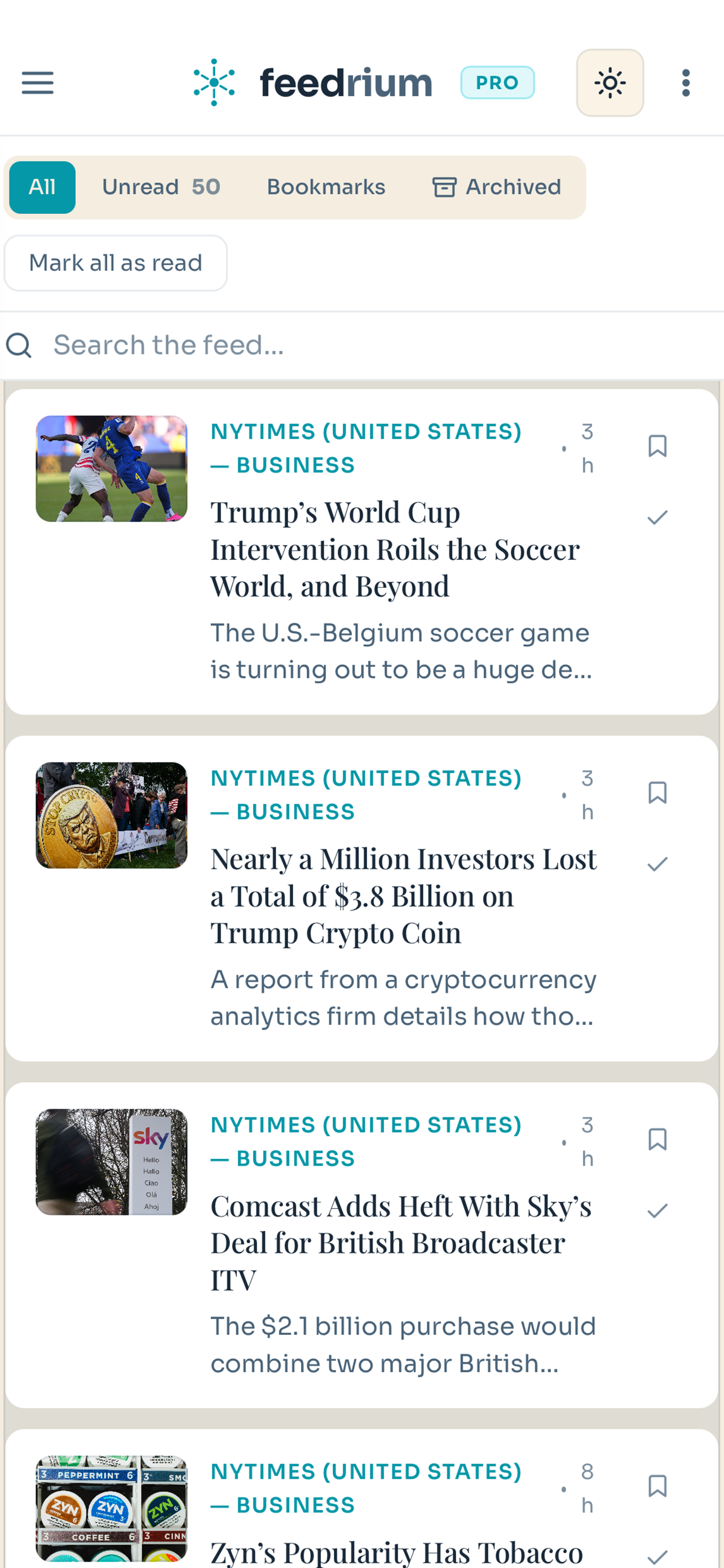 feedrium screenshot 3