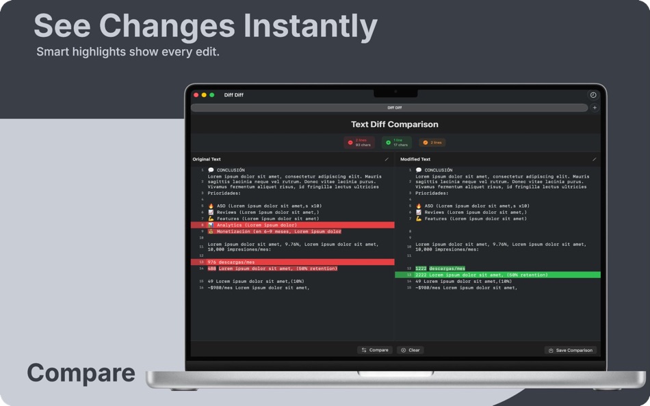 #1. Diff Diff (macOS) Av: Sofia Swidarowicz