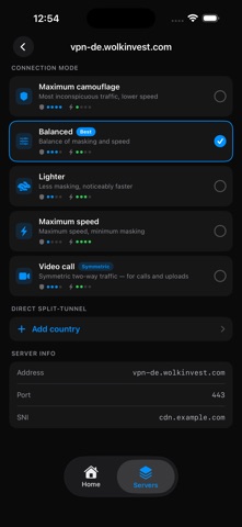 Mimicry VPN Screenshot 3 of 5