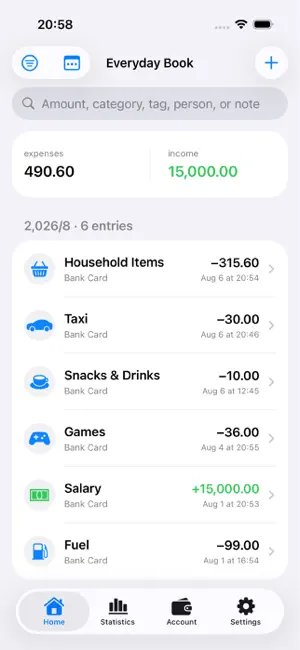 Dotly-Simple accounting tool screenshot 1