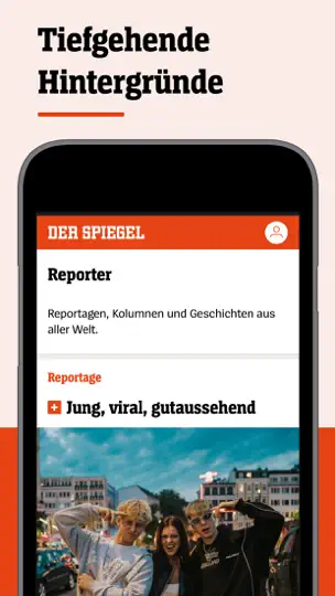 Screenshot von DER SPIEGEL - Nachrichten auf dem iPhone 2
