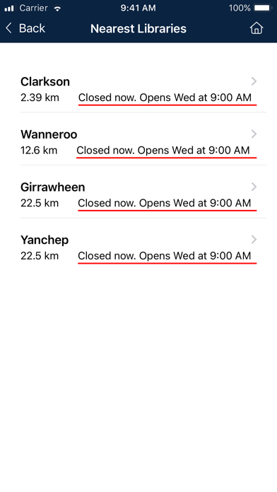 City of Wanneroo Libraries Screenshot
