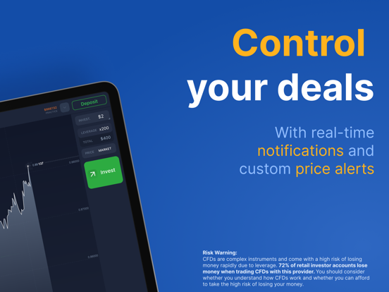 IQ Option – Trading Broker iPad app afbeelding 2