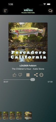 KPDO, Pescadero Public Radio iPhone screenshot