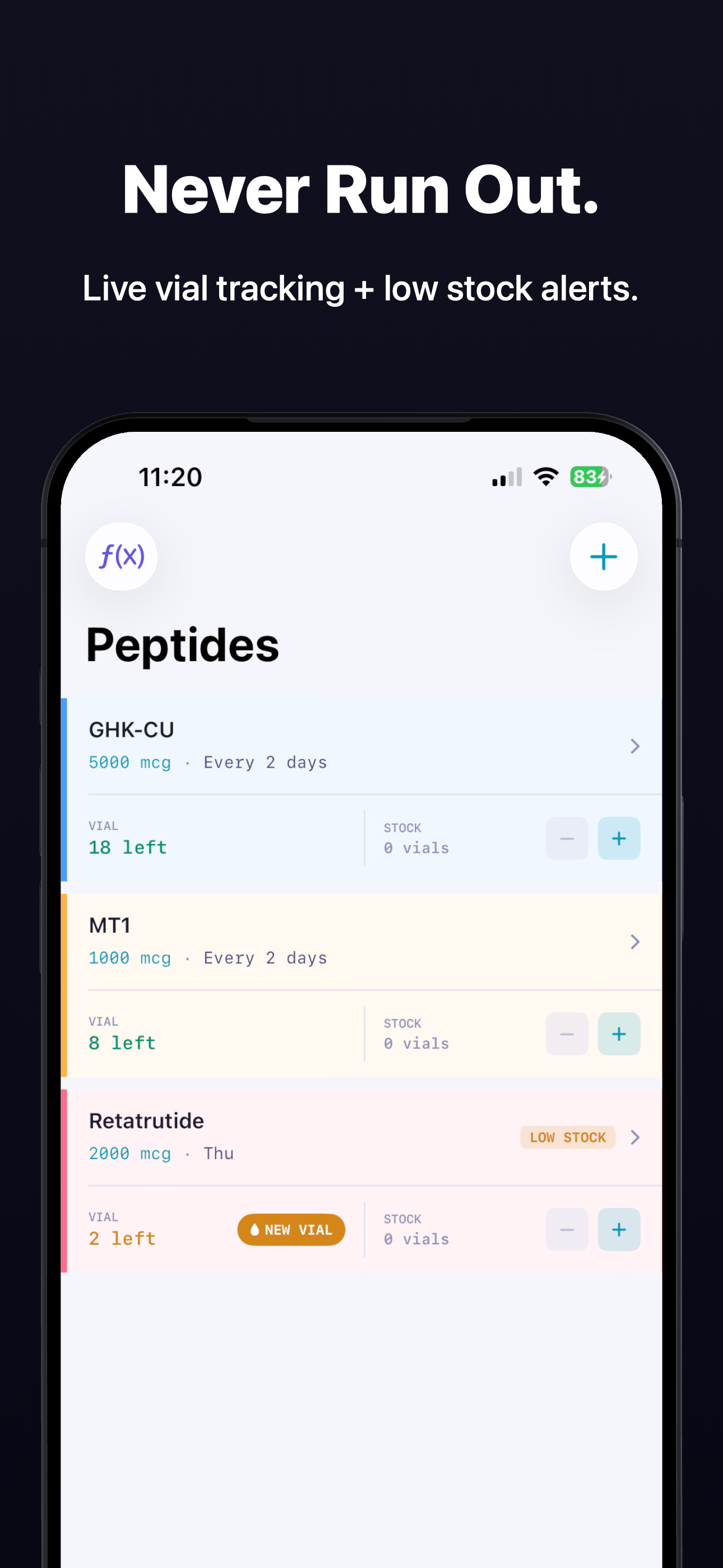 Tracktide - Injection Tracker