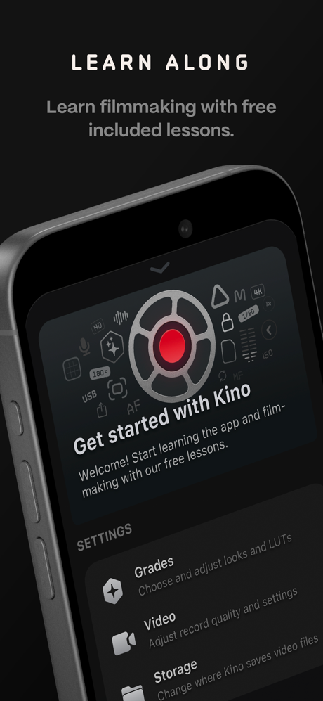 Kino - Pro Video Camera screenshot 5