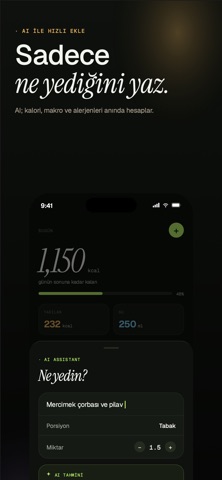 Alerji ve İntölerans - Gıda AI screenshot
