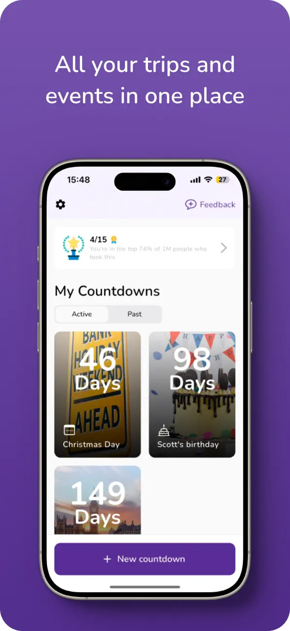 Screenshot #3 pour Holiday Countdowns