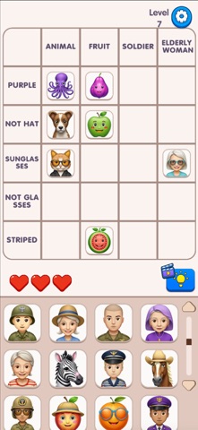 Match My Place - Logic Puzzle iPhone screenshot