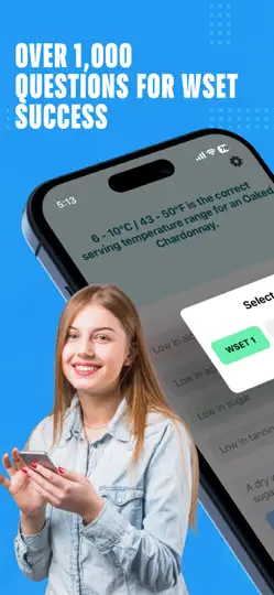 Capture d'écran de WSET Trainer PRO sur iPhone 1